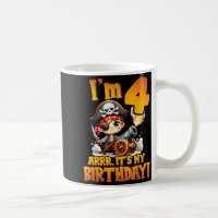 Pirate Fourth Birthday Im 4 Arrr Its My Birthday