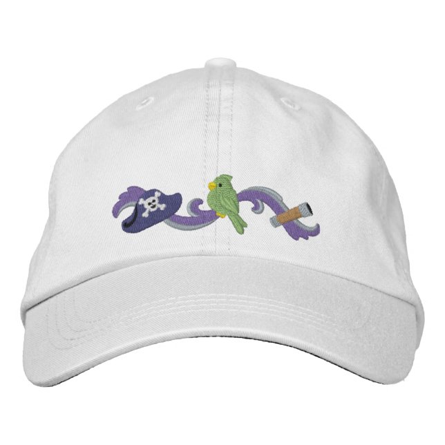 Pirate Fun Embroidered Hat (Front)
