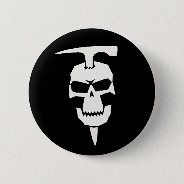 Pirate Geologist 2 Inch Round Button (Front)