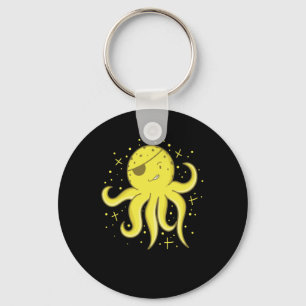 Pirate giant collar with eyepatch keychain