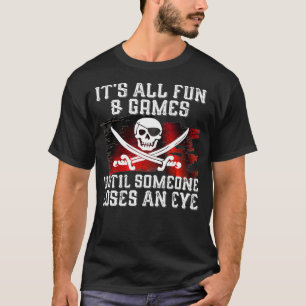 Pirate Gifts Funny Pirate Shirt for Teen Boys or D