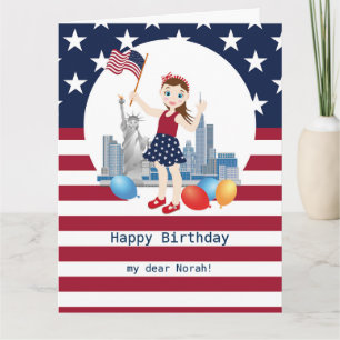 Pirate Girl Treasure Map Fun Birthday Party Card