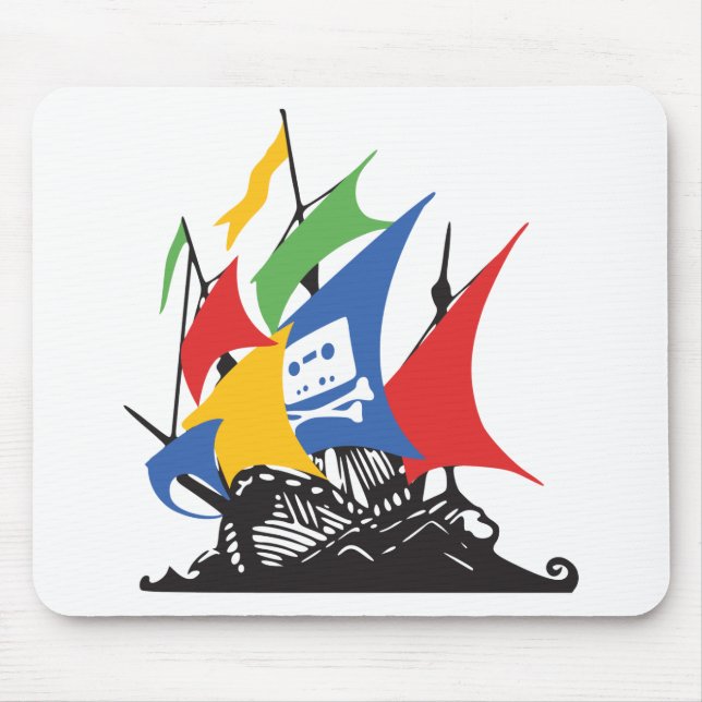 Pirate Google Mouse Pad (Front)