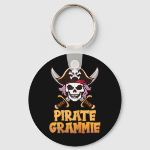 Pirate Grammie Funny Captain Grandma Halloween Cos Keychain