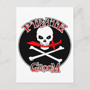 Pirate Groom Postcard