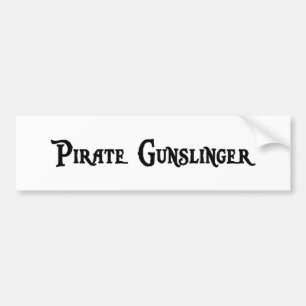 Pirate Gunslinger Bumper Sticker