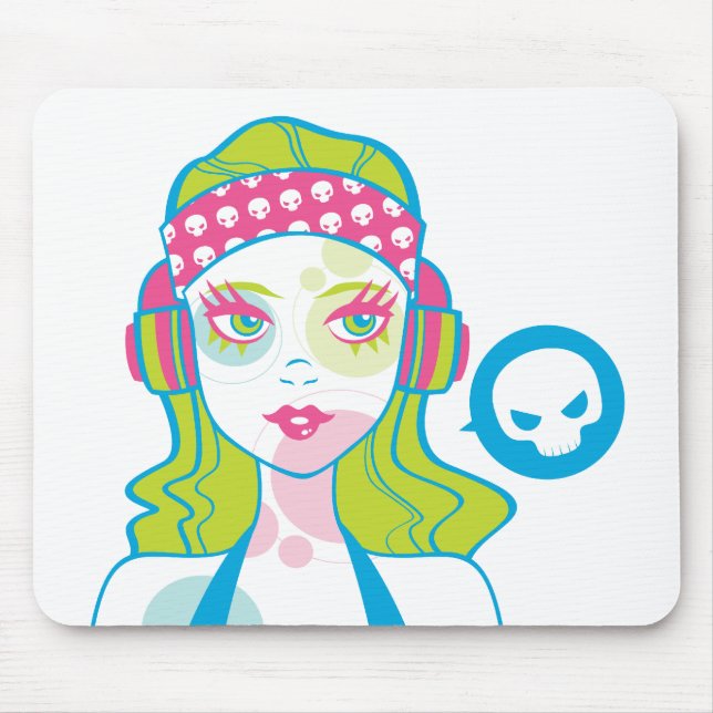Pirate Gurl Mousepad (Front)