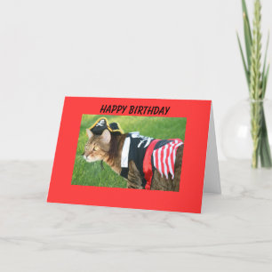 Pirate Happy Birthday Card