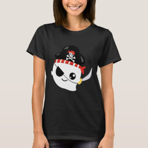 Pirate Hero Ghost Dress Mummy Face Costume Birthda T-Shirt