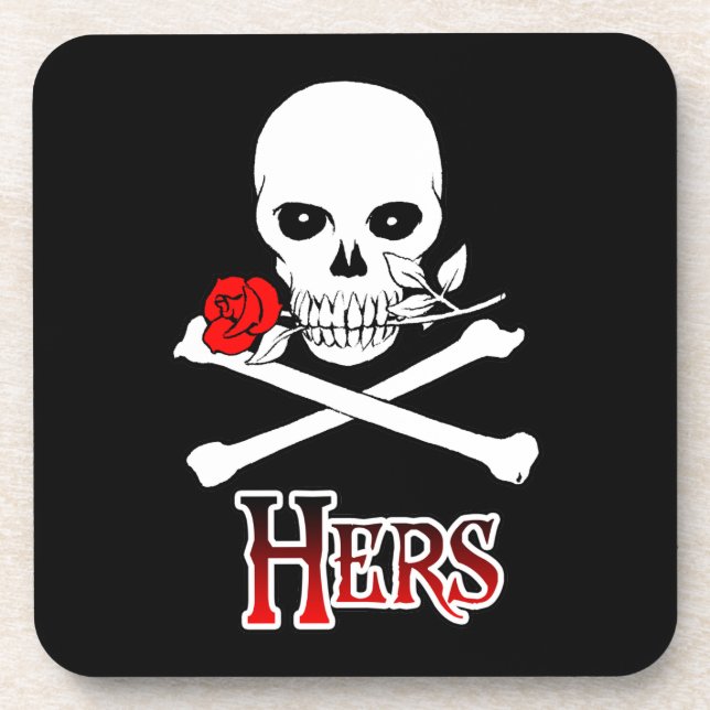 Pirate Hers Coaster (Front)
