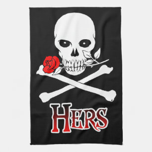 Pirate Hers Kitchen Towel