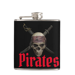 Pirate hip flask