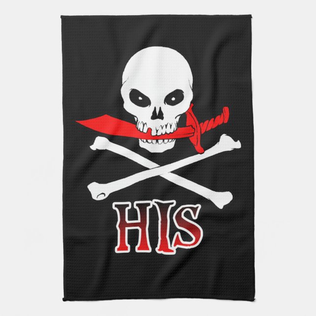 Pirate His Kitchen Towel (Vertical)