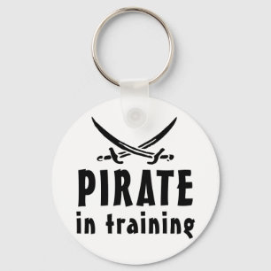 Pirate In Training Keychain