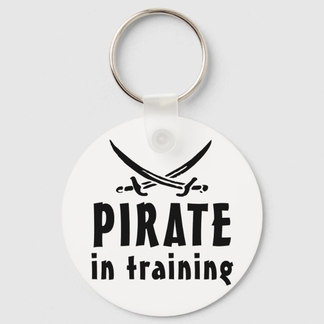 Pirate In Training Keychain (Front)