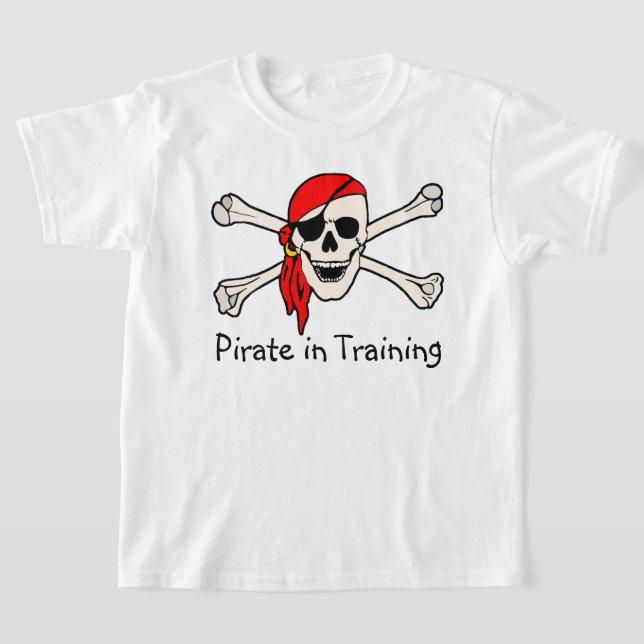 Pirate in Training T-Shirt (Laydown)
