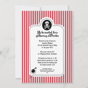 Pirate Invitation