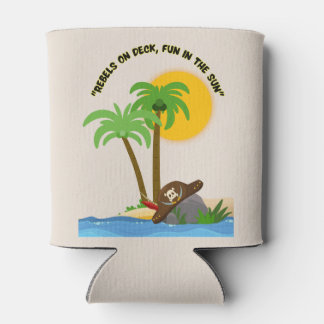 pirate island beach can cooler