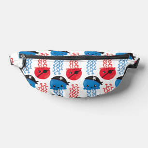 Pirate Jellyfish, Jellyfish Pattern, Sea Animals Fanny Pack