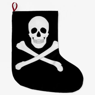 Pirate (Jolly Roger) Flag Large Christmas Stocking