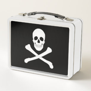 Pirate (Jolly Roger) Flag Metal Lunch Box