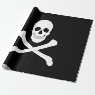 Pirate (Jolly Roger) Flag Wrapping Paper