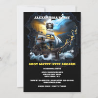 Pirate jolly roger ghost ship galleon sea