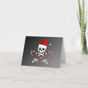 Pirate Jolly roger Père Noël Carte de Noël