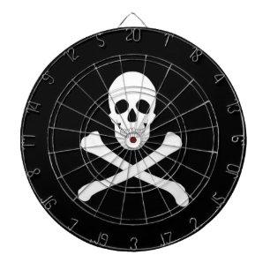 Pirate (Jolly Roger) (Skull and Crossbones) Dartboard
