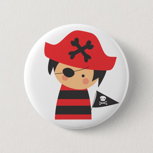 Pirate Kid Button (Front)