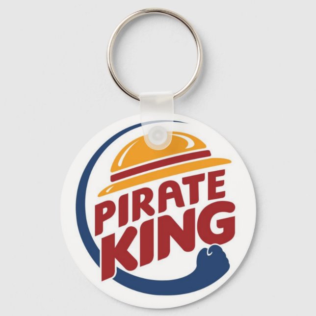 Pirate King Logo Keychain (Front)
