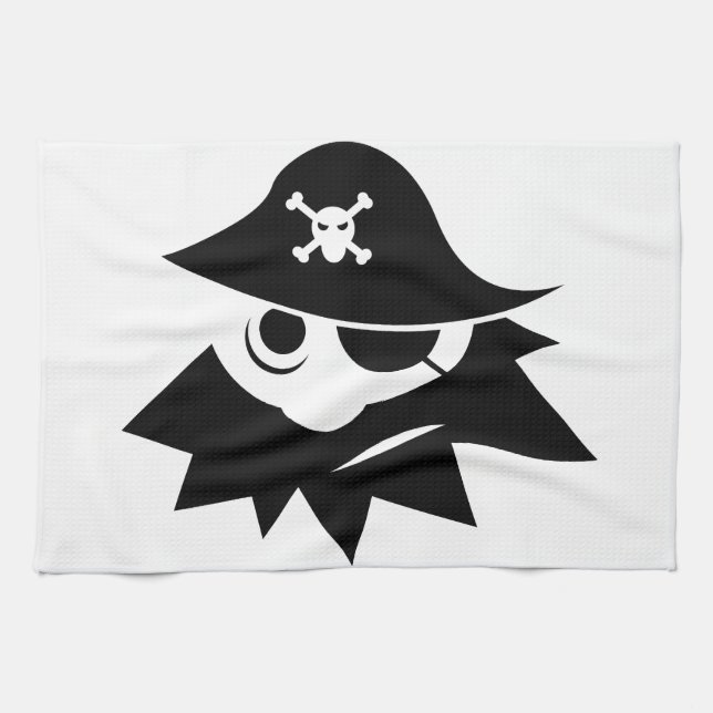 Pirate Kitchen Towel (Horizontal)