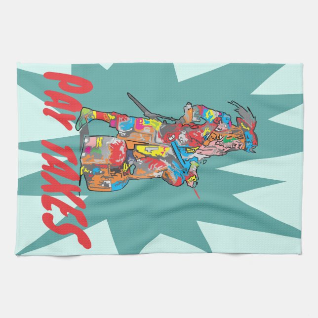 Pirate Kitchen Towel (Horizontal)