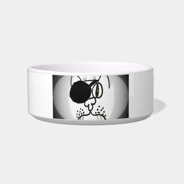 Pirate Kitty Bowl (Front)