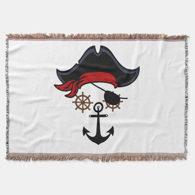 PIRATE LIFE THROW BLANKET (Front)