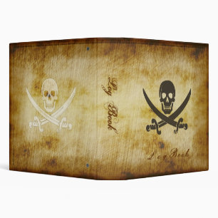 Pirate Log Book Custom 1.5" Binder