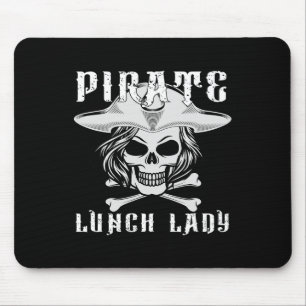 Pirate Lunch Lady Family Halloween Costume  Mouse Pad