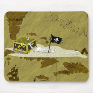 Pirate Map #1 Mouse Pad