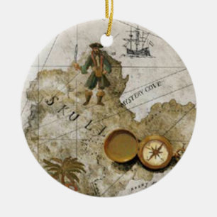 Pirate Map Ornament
