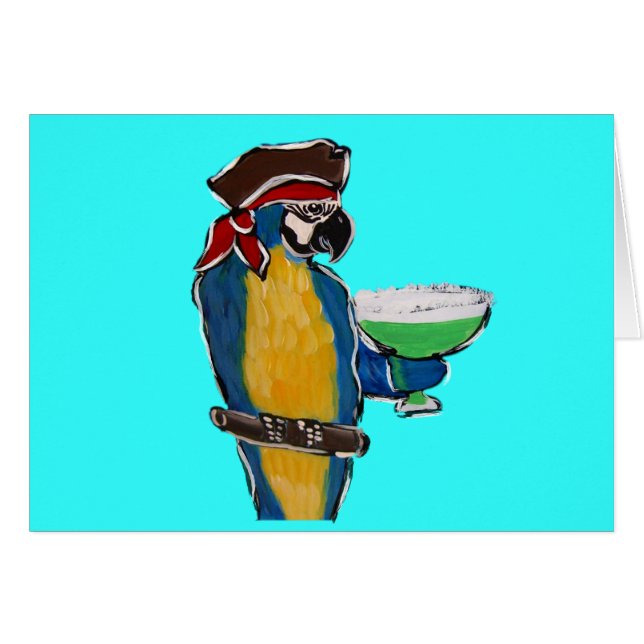 Pirate Margarita Parrot (Front Horizontal)