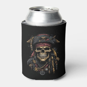 Pirate Mascot Can Cooler