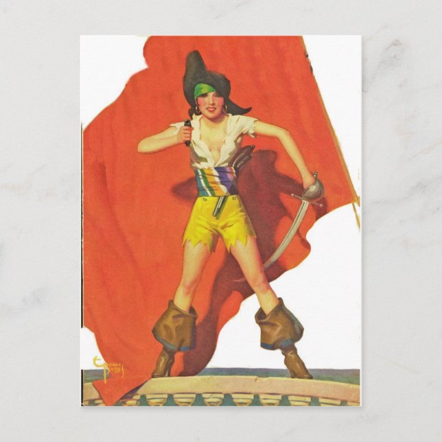 Pirate Mate Postcard (Front)