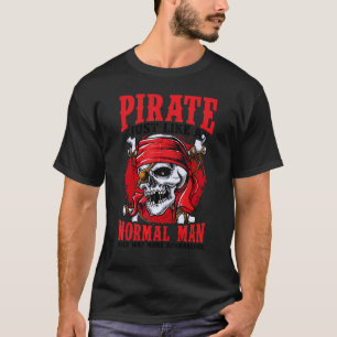 Pirate  Men Jolly Roger Boys Freebooter T-Shirt