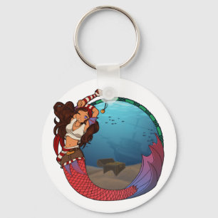 Pirate Mermaid Keychain