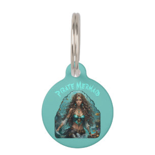 Pirate Mermaid Lady Thunder_Cove Pet Tag