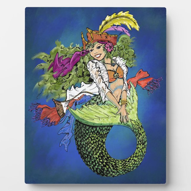 Pirate Mermaid Plaque (Front)