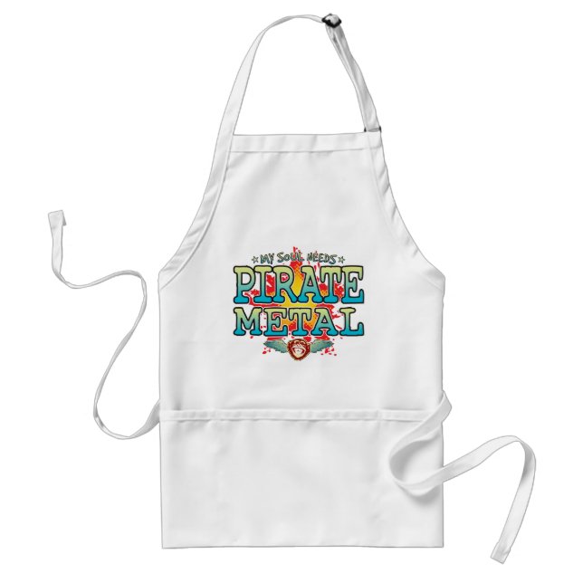 Pirate Metal Soul Apron (Front)