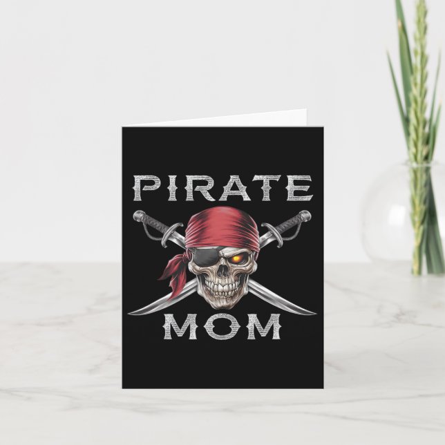 Pirate Mom  Card (Front)