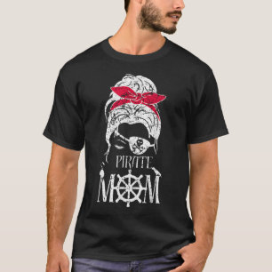 Pirate Mom Distressed T-Shirt