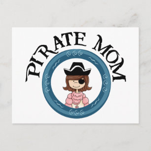 Pirate Mom Postcard